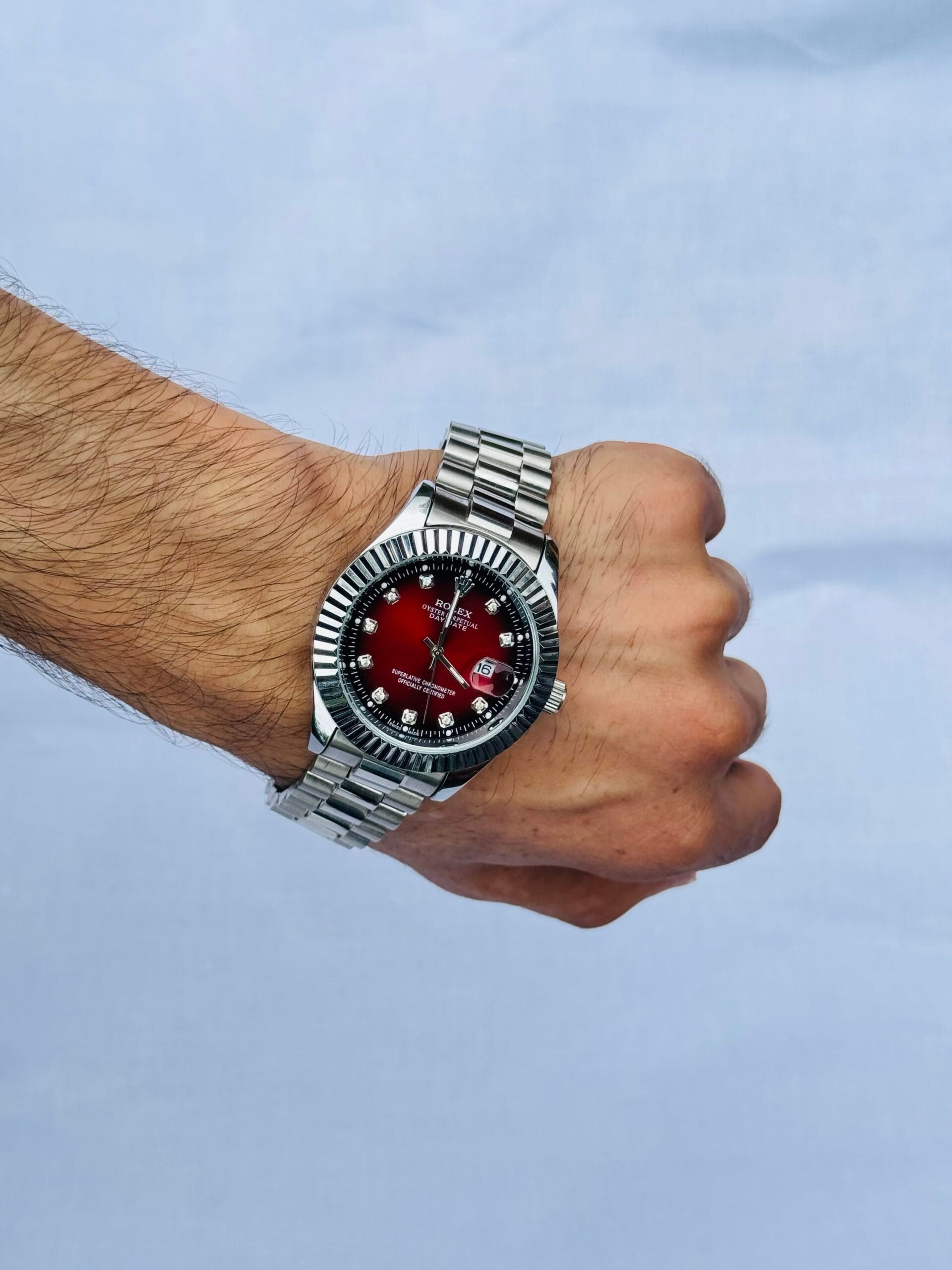 RLX Red Dial Watch