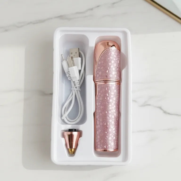 2 in 1 Electric Eyebrow Trimmer – Rechargeable